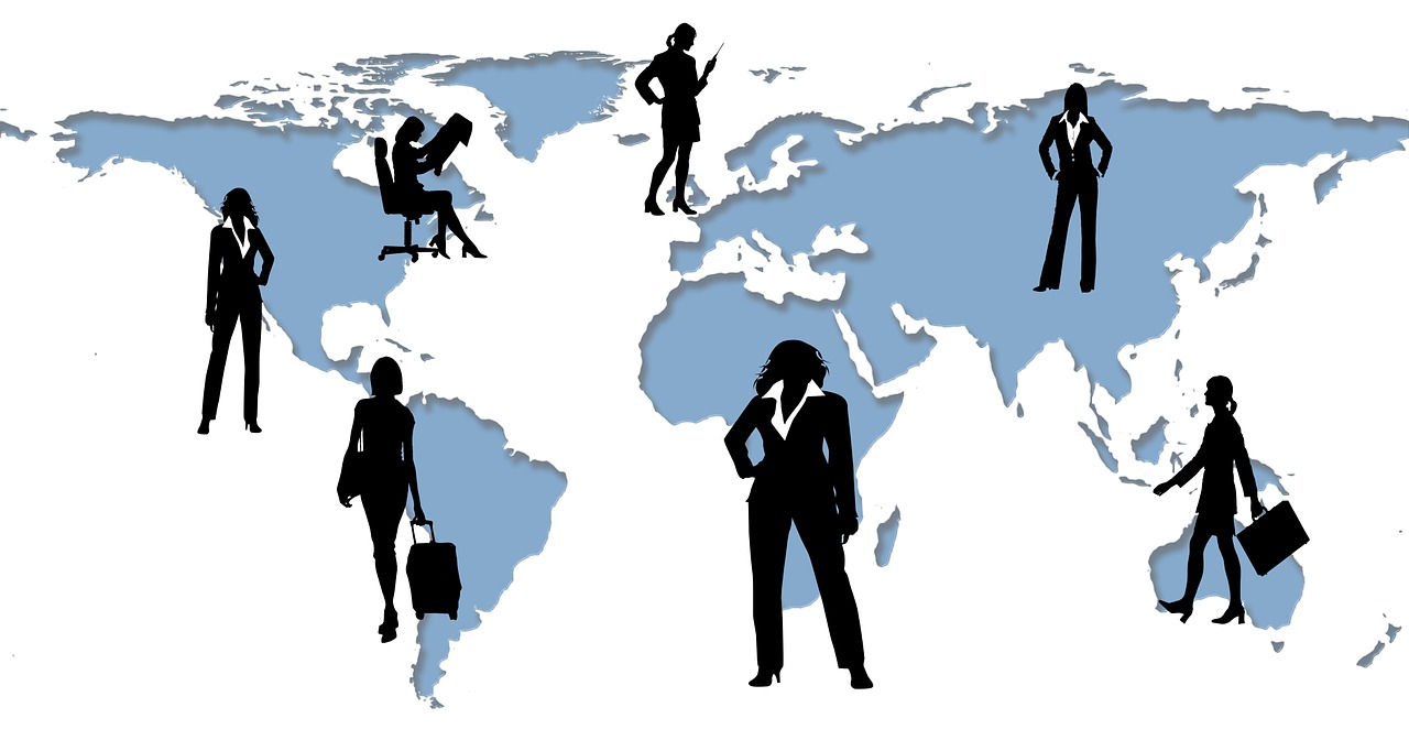 persons on world map